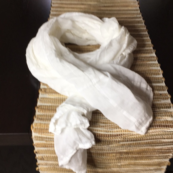 Umbra Accessories - White  sheer cotton scarf by Umbra